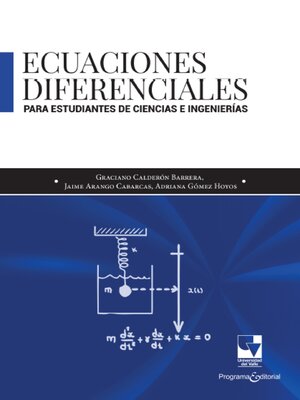 cover image of Ecuaciones diferenciales para estudiantes de Ciencias e Ingenierías